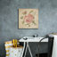 «Pale Pink Rose On Antique Linen Light» par Cheri Blum, art mural sur toile-1102688386