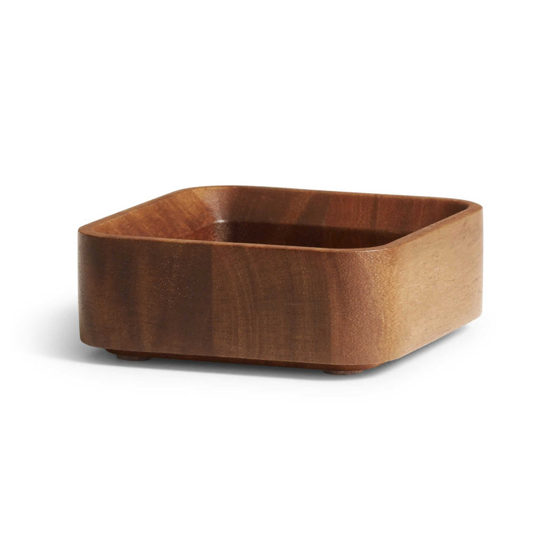 Square One Wood Desk Organizer, Acacia