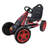 hauck Hurricane Racing Go Kart w/ Low Profile Rubber Tires, Handbrake Design, Red-100919407