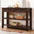 42'' Mid-Century Solid Wood Console Sofa Table With 2 Drawers And 2 Shelves, Buffet Sideboard For Entryway, Living Room, Or Kitchen | Gift Idea-1560914679