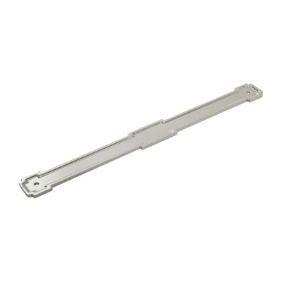 Coventry Collection Pull Backplate - 3-3/4" Center to Center Cabinet Pull Polished Nickel - Transitional Hardware for Drawers & Cabinets 