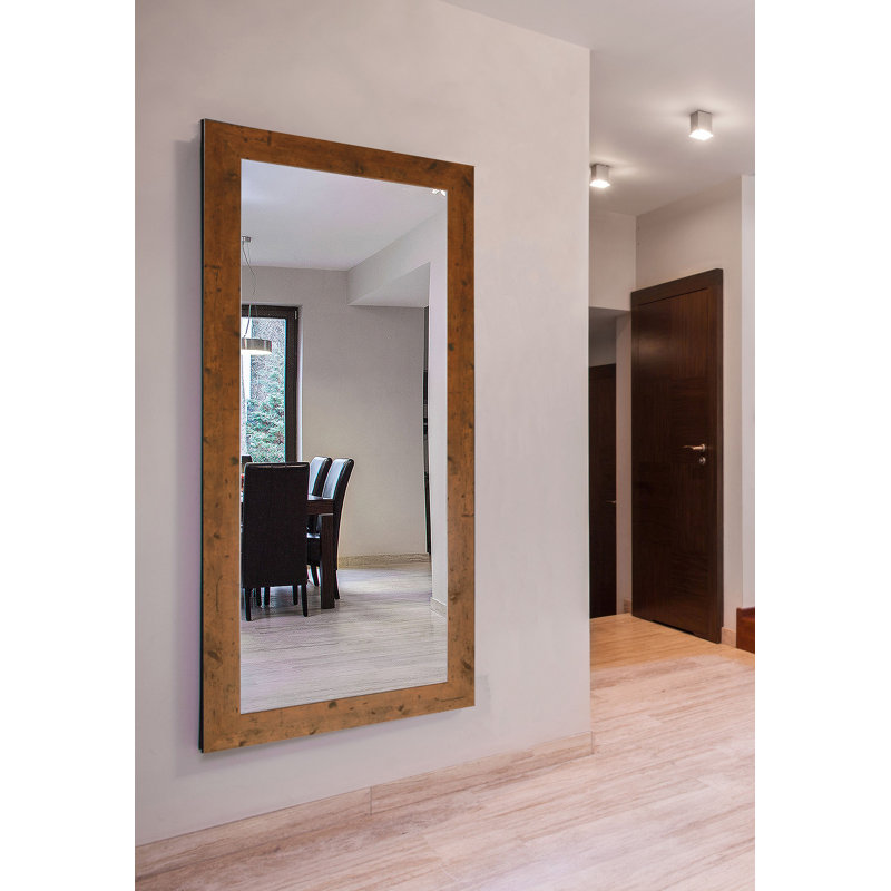 Miroir d'appoint rustique vieilli, H 64 po x l 35 po