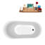 1501.1mm x 739.1mm Freestanding Soaking Acrylic Bathtub-1858023229