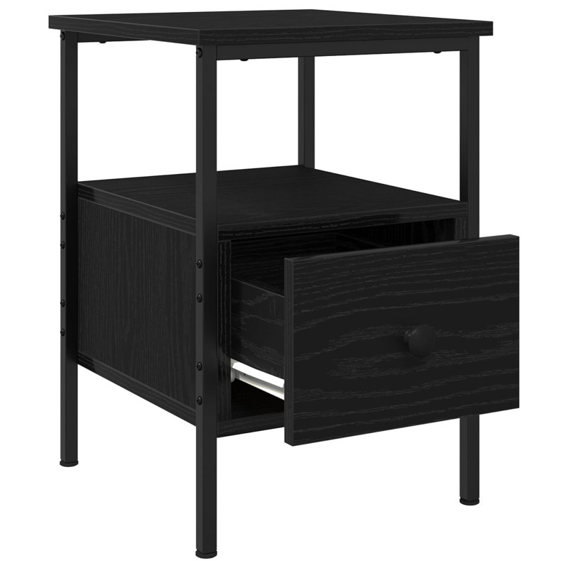 34cm W Manufactured Wood Bedside Table