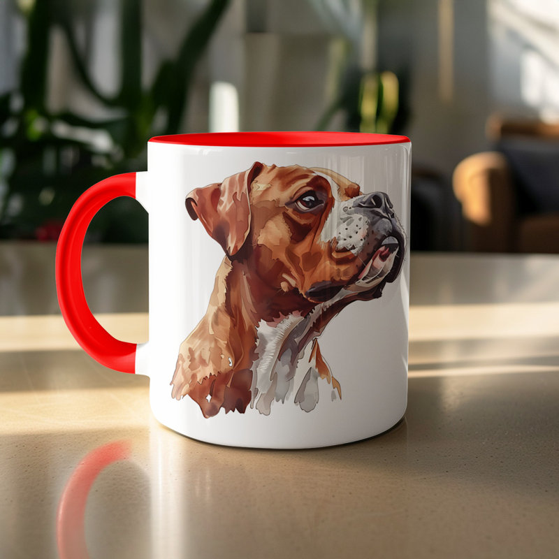 Mug, Red, 2