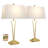 30.5'' Metal Usb Table Lamp(set Of 2)-1554974156
