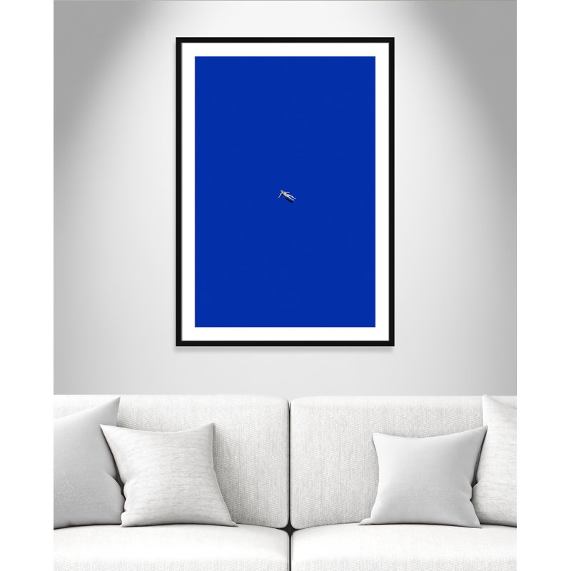 «No stress print» par Leon, L 29,5 po x H 41,5 po, Imprimé mat, Satin Black