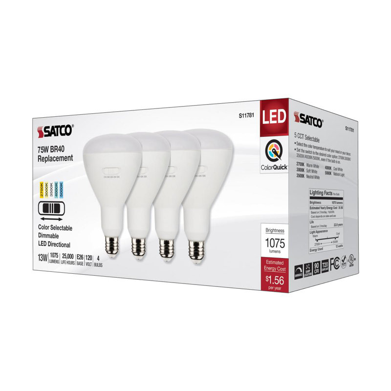 13 Watt White LED Bulb