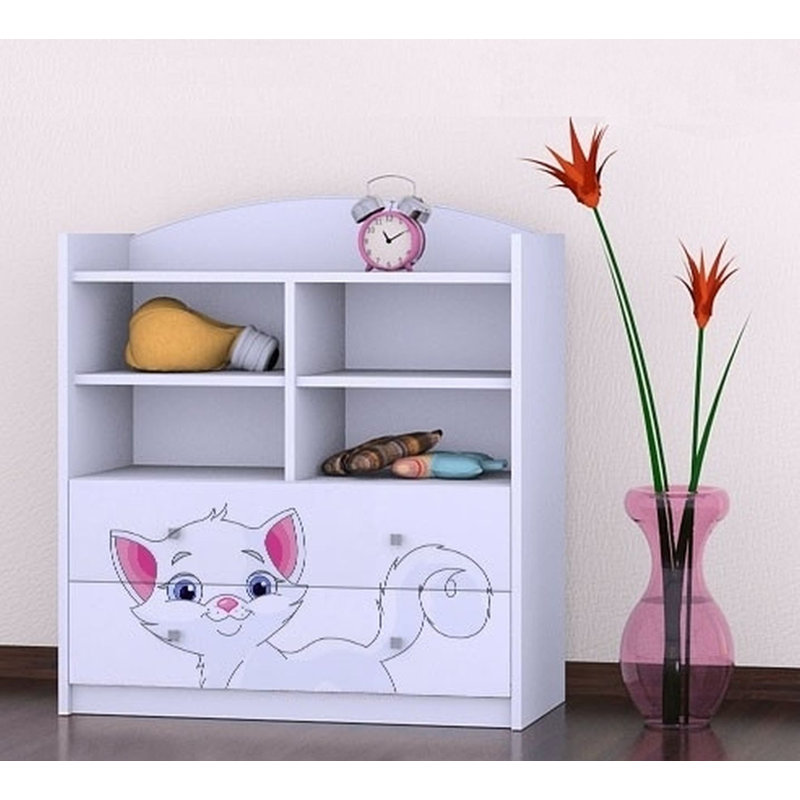 Liana 96cm H X 86cm W Kids Cube, White