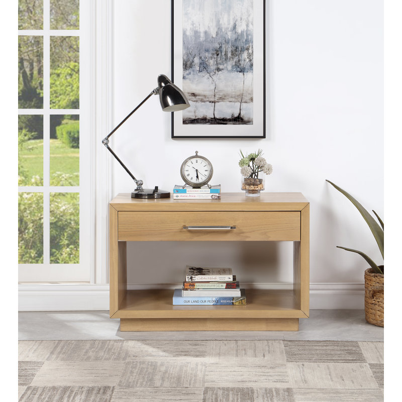 Avery 1 - Drawer Nightstand, Light Brown