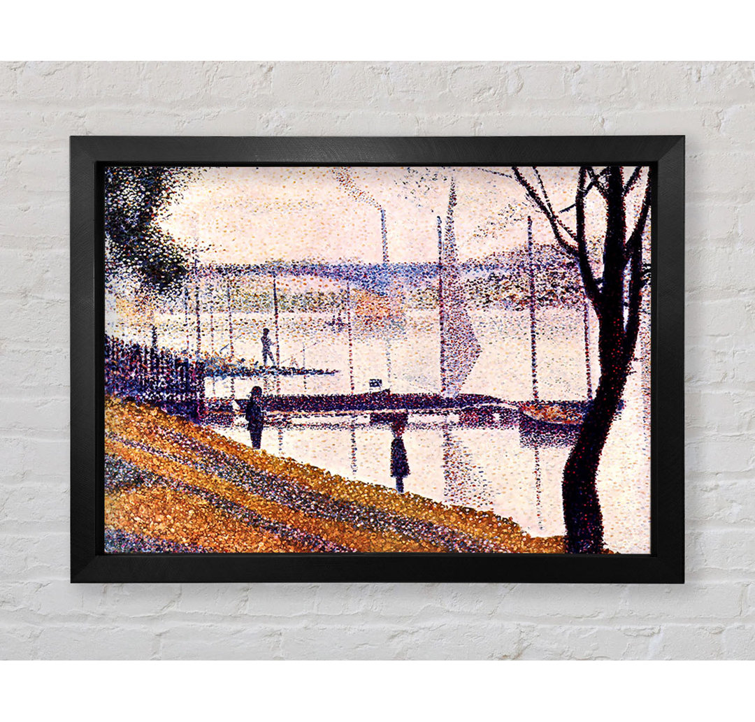 Seurat Brücke von Courbevoie - Einzelner Bilderrahmen Kunstdrucke