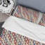 Motif à rayures multicolores - Ensemble de housse de couette abstrait - Microfibre de polyester-1479248050