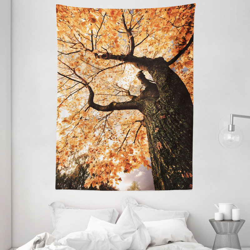 Tapisserie en polyester vieil arbre, H 80 po x l 60 po
