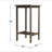 Lucius Reddish Folding Bistro Table