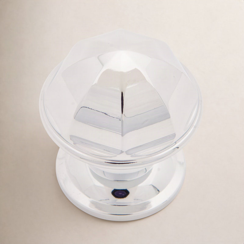 CK Series 1 1/16" Diameter Mushroom Knob, Chrome
