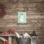 Plaque murale Peace and Joy Cat Antler, design par Jessica Beck