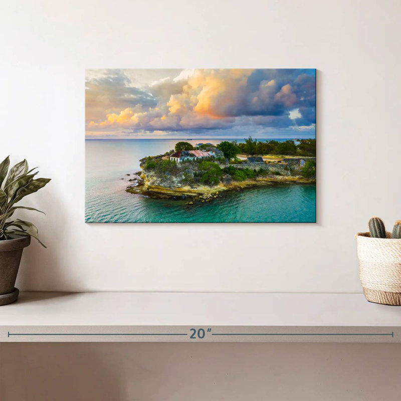 Vue aérienne de Keesha Fort James