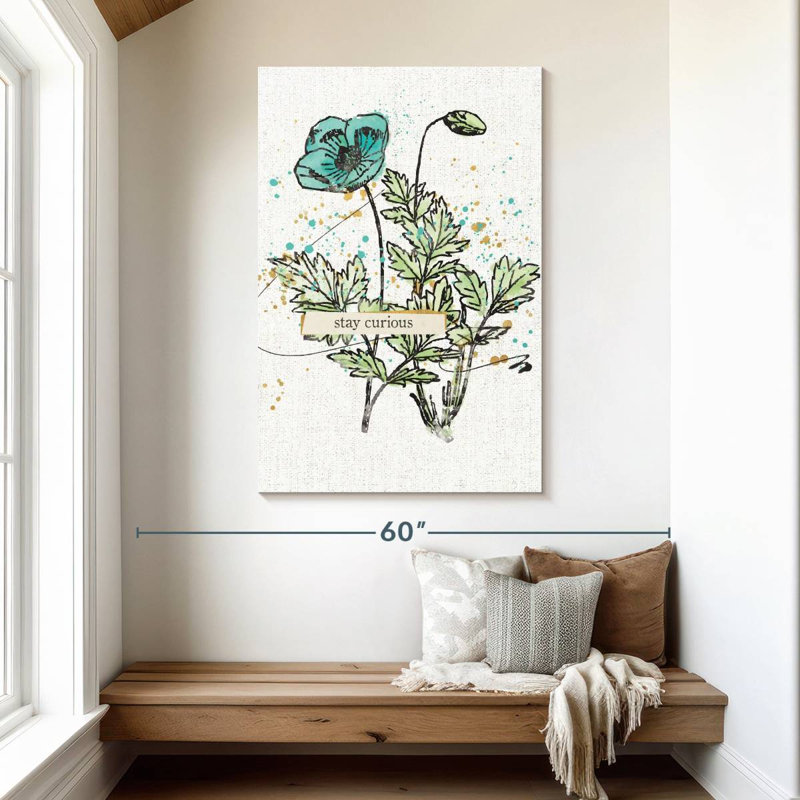 Harnek Thoughtful Blooms Curious, 48" H x 32" W