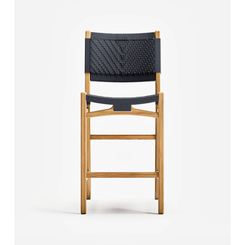 Chontales With Backrest Height, Natural Black, Counter Stool (24" Seat Height)