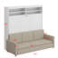 Lit escamotable mural avec canapé Murphy-449611158