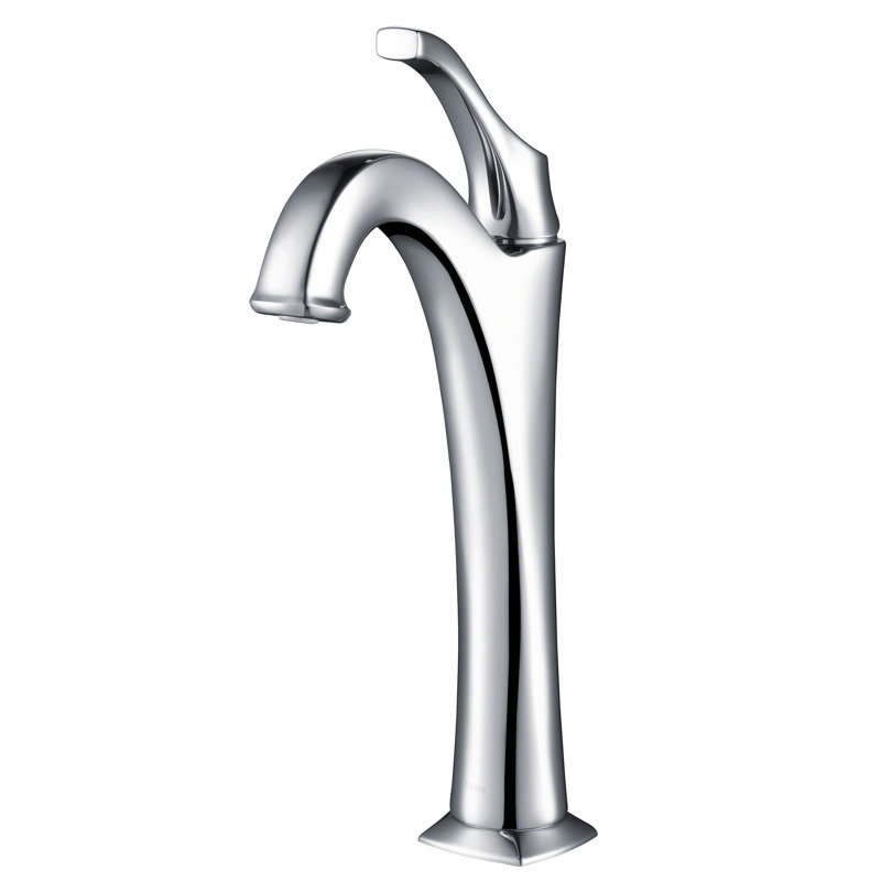Robinet monotrou pour salle de bain avec assemblage de bonde Arlo, Chrome