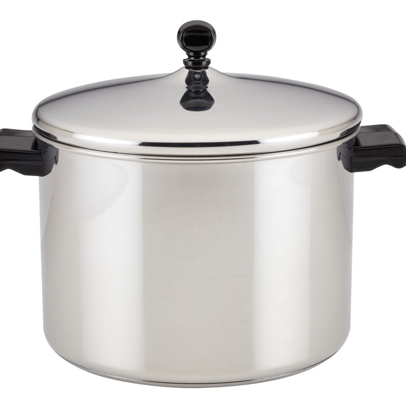 Farberware Classic Series Stainless Steel Stock Pot 8 qt Silver, 8 Qt.