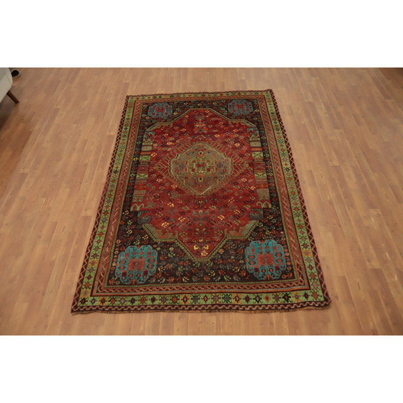 Vintage Geometric Traditional Area Rug 5x8
