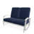 Belle Isle Cushion Deep Seating 2-Seat Glider-98713259-98358541