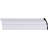 Endurathane Classic Cove Crown Moulding, 3 5/8"H x 2 1/2"P x 4 5/8"F x 94 1/2"L, Factory Primed