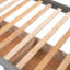 Lit superposé simple gris avec rangement pour escalier et trois tiroirs, pieds en pin à structure solide, caractéristiques pour le coloris de l'escalier au choix pour la chambre à coucher, fabrication en bois massif, aucun sommier requis, solution de dortoir
