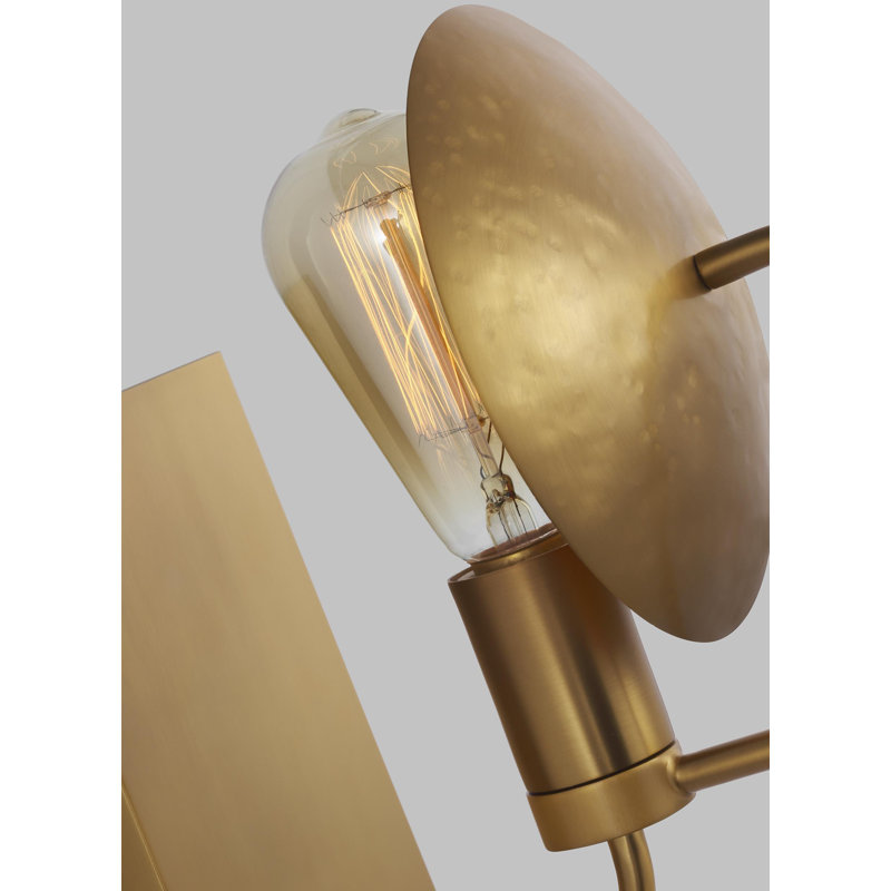 Whare 1 - Light Armed Sconce, Burnished Brass