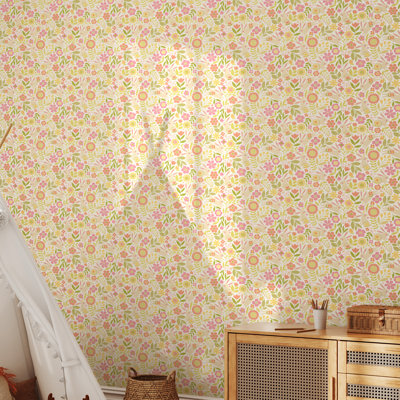 Hoopla Walls Bouncing Bunnies Dolly Mixtures 10m Wallpaper