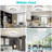 18" Jahsim LED Ceiling Fan with Remote Control and Light Kit Included