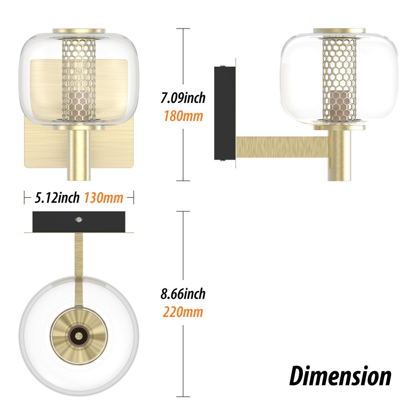 Umay Dimmable Vanity Light, 1