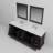 Dukes 84 in. W x 22 in. D Double Bath Vanity and Mirrors-37292571-113107518