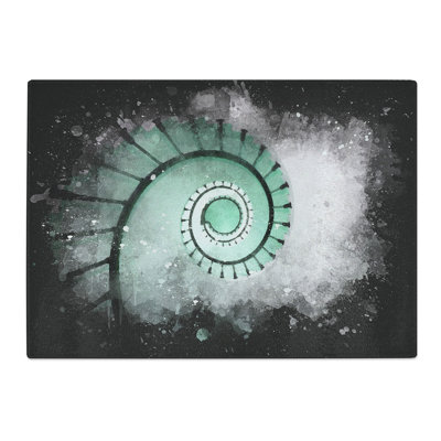 Tempered Glass Lighthouse Spiral Staircase Chopping Board