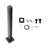 VEVOR Black Stainless Steel Gate Frame