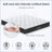 Mattresses, 10 Inch King Hybrid Mattress Medium Firm | White | Foam+Spring-1412062733-1412062735