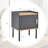 Cariad 18'' W Manufactured Wood/Steel Nightstand