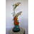 Four Dolphins Swimming In Ocean Coloured Bronze Statue Size: 18" X 14" X 41"H