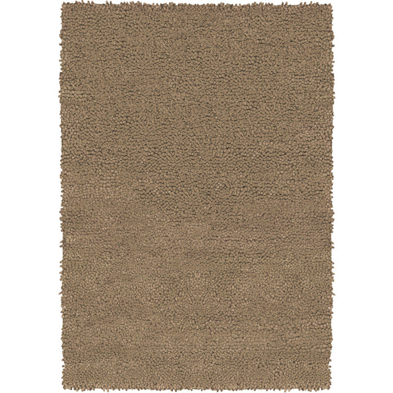 Tapis brun léger Funes, Rectangle 5 pi x 7 pi 6 po
