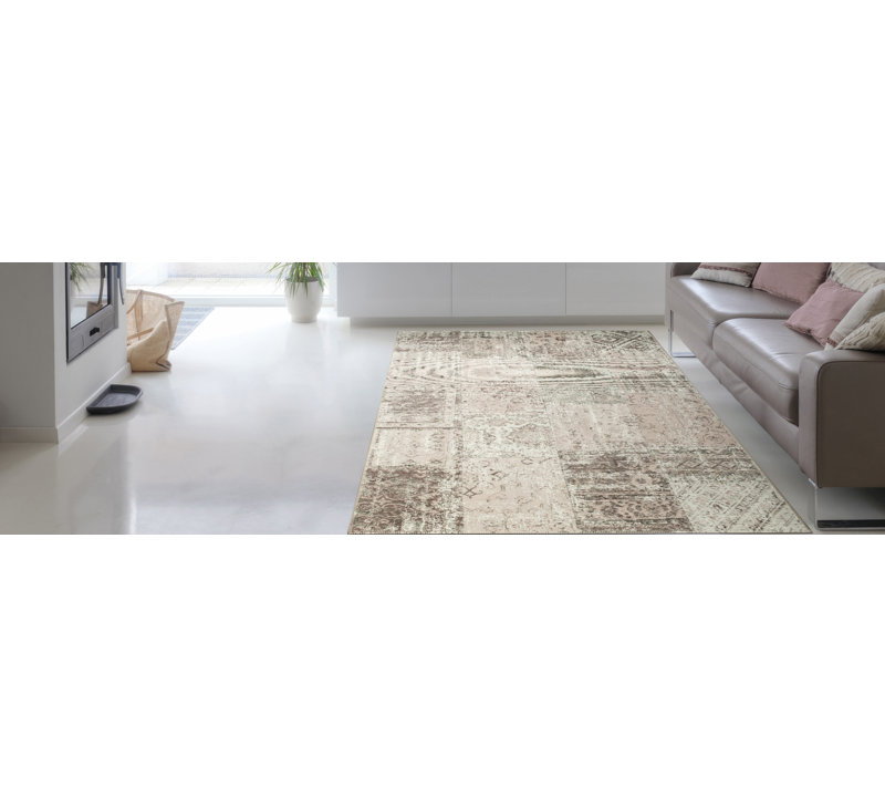 Sturminster Abstract Hand Woven Area Rug, Rectangle 160 x 230cm