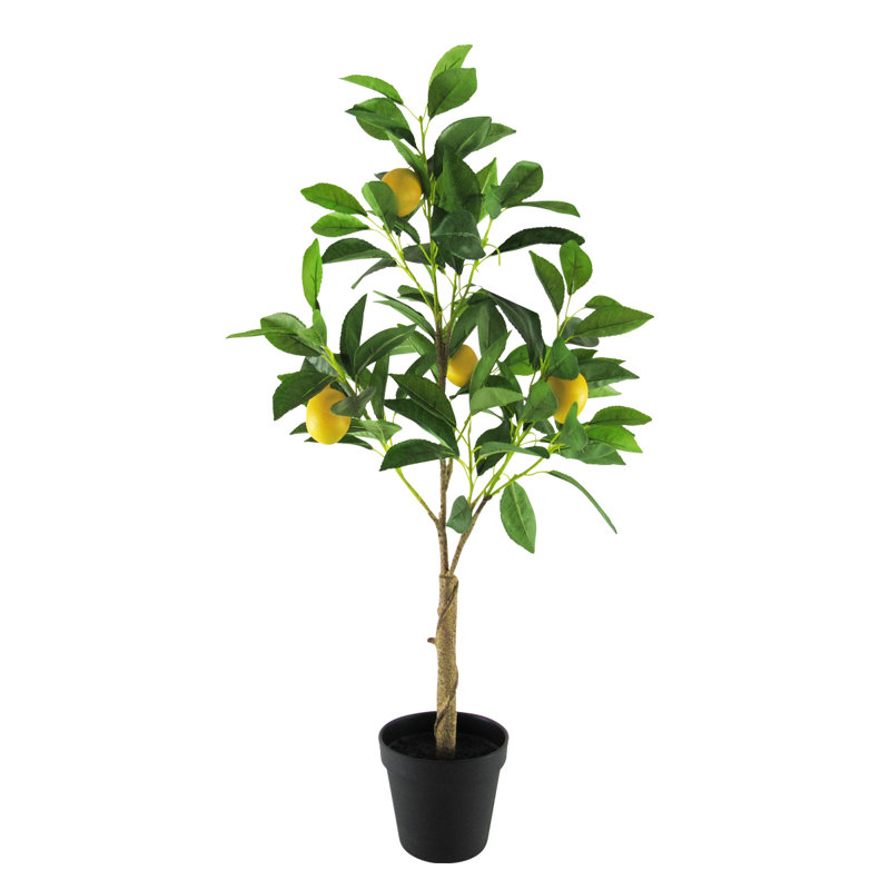 Citronnier artificiel en pot 30 po