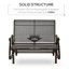 Banc en acier Jalyia