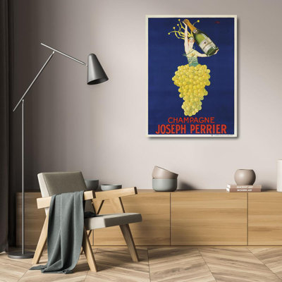 «Champagne Joseph Perrier» par Joseph Stall - Art mural sur toile tendue avec châssis