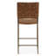 Chaise de comptoir en cuir Buffalo tabac et fer 17 po Riggs-915988593