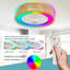 Skyler 21.3" Woven Rope Ceiling Fan with LED RGB Lighting