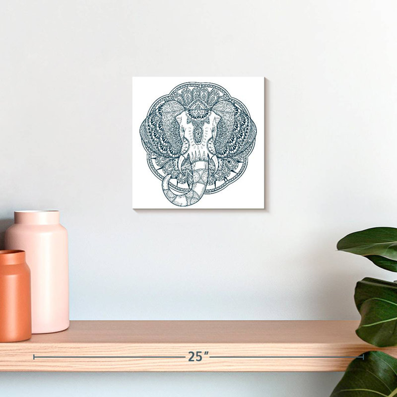 Brampt Graceful Elephant, 10" H x 10" W