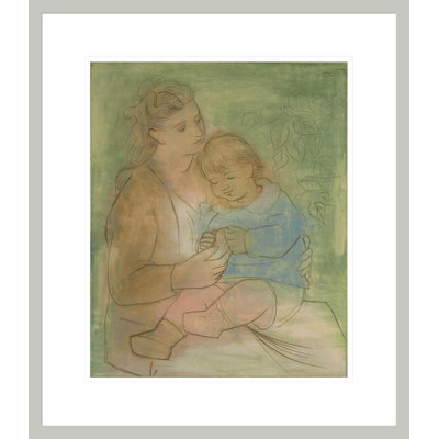 «Mother and Child» par Pablo Picasso, impression giclée sur cadre