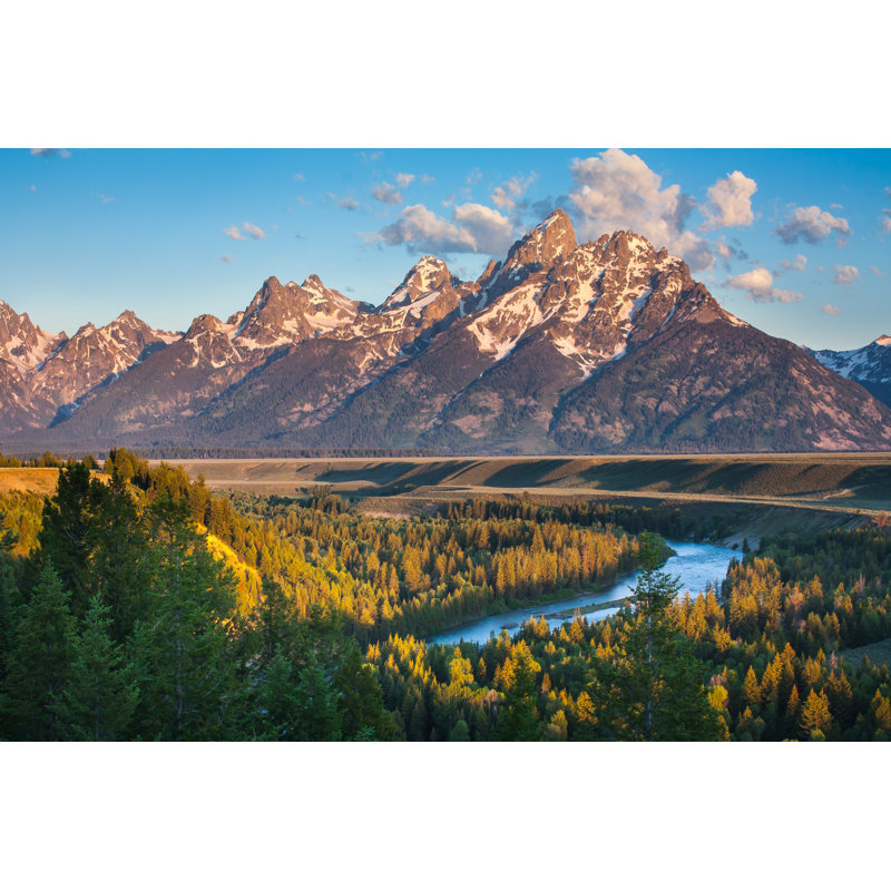 Grand Tetons National Park by Busara - Wrapped Canvas Print, 20cm H x 30cm W x 3.8cm D